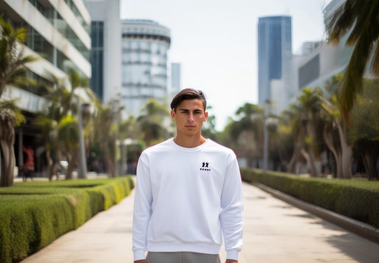 Stüssy: Camiseta de Cuello Alto para Running y Ropa Urbana en Guadalajara