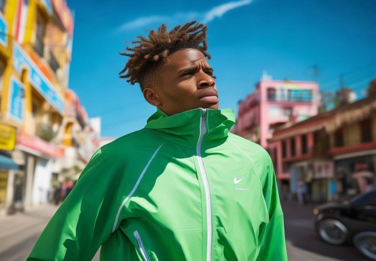 Oferta Rebajas Guadalajara: Chamarra Stüssy Verde para Running y Camiseta Técnica