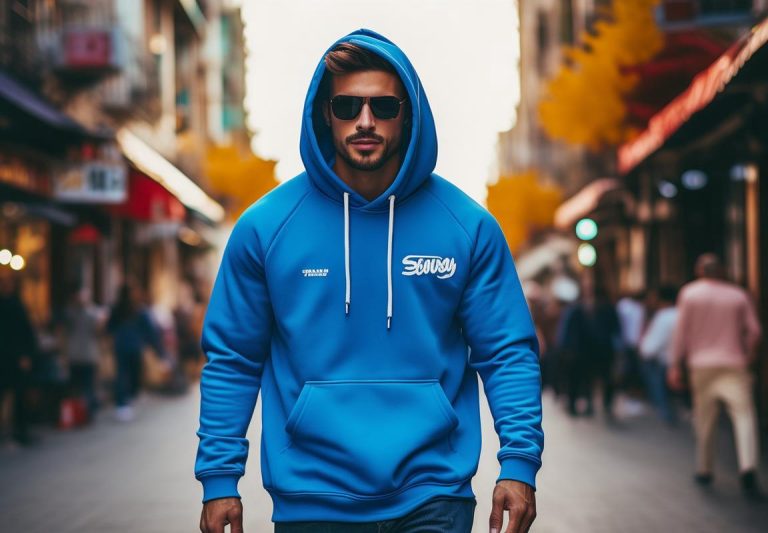 Ofertas Increíbles de Hoodies Azules Stussy para Hombres en Guadalajara