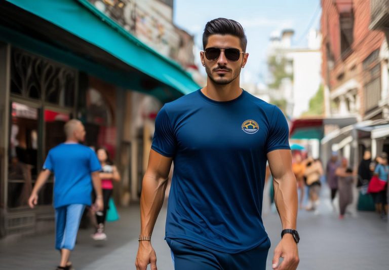 Ofertas Stussy: Camisetas Azul Marino para Hombres, Ideal para Running y Ropa Urbana