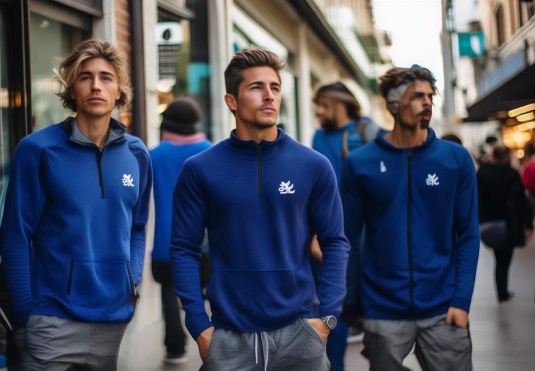 Oferta Stussy: Sueters Azul Marino para Hombres y Deportistas en Guadalajara