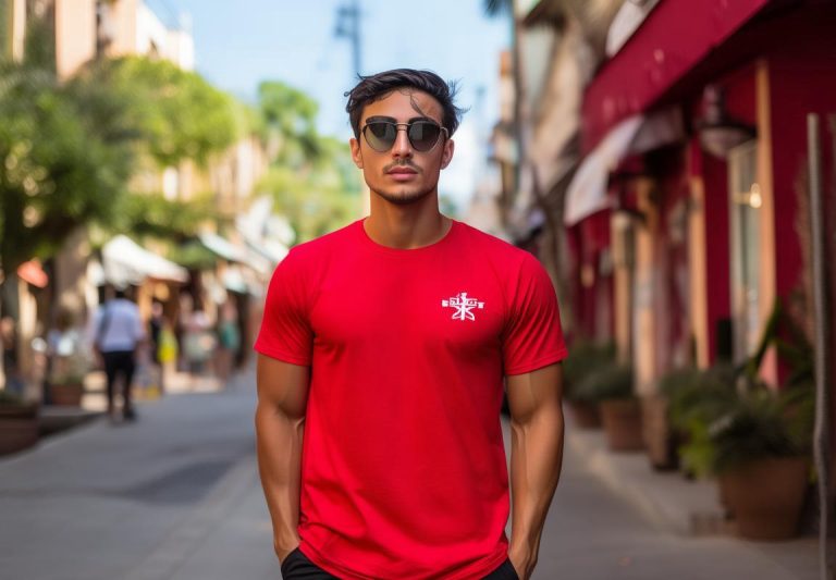 Oferta Stussy: Camisetas Rojas con Descuento para Running y Deporte en Guadalajara